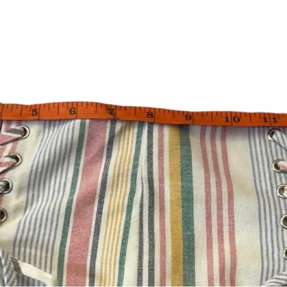 Striped lace up shorts Size L - Picture 7 of 12